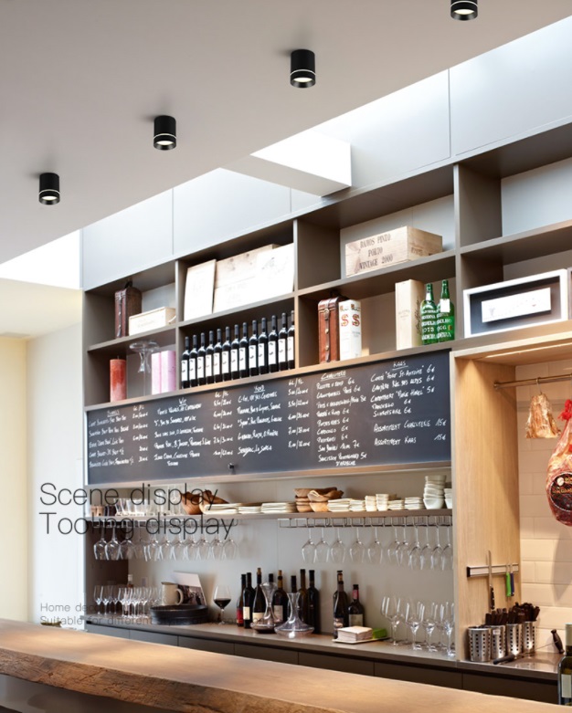 *** Светильник Elegant SPF-10252 BLACK/ЧЕРНЫЙ ` D80/H90/1/LED/12W 5000-5500K SPF13/SPF22-02 (1/50)