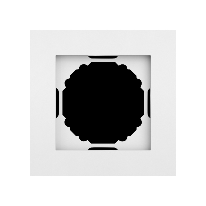 Рамка 1-я, матовый белый, серия A07