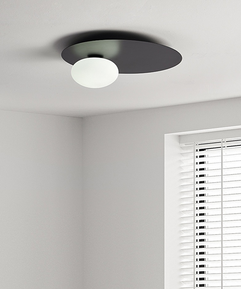 Светильник потолочный ElegantLight DZN-10476 ЧЕРНЫЙ ` D360/H120/1/G9/10W