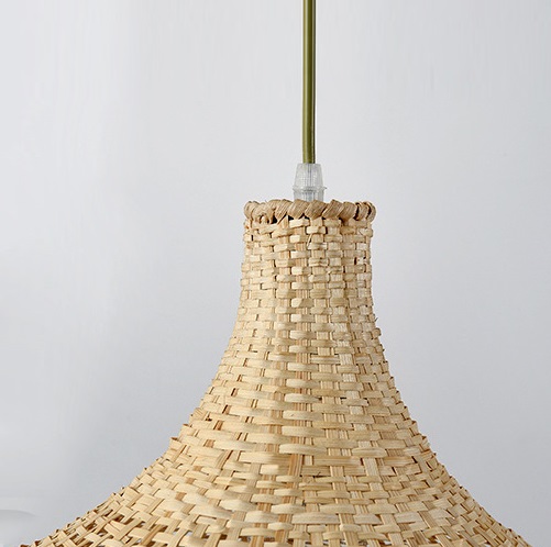 Светильник DZN-8517 РОТАНГ ` D200*400/H1500/1/E27/40W RATTAN WABI-SABI