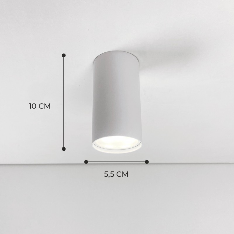 Светильник SPF-4316 WHITE/БЕЛЫЙ ` D55/H100/1/GU10/50W DATTS 24-03