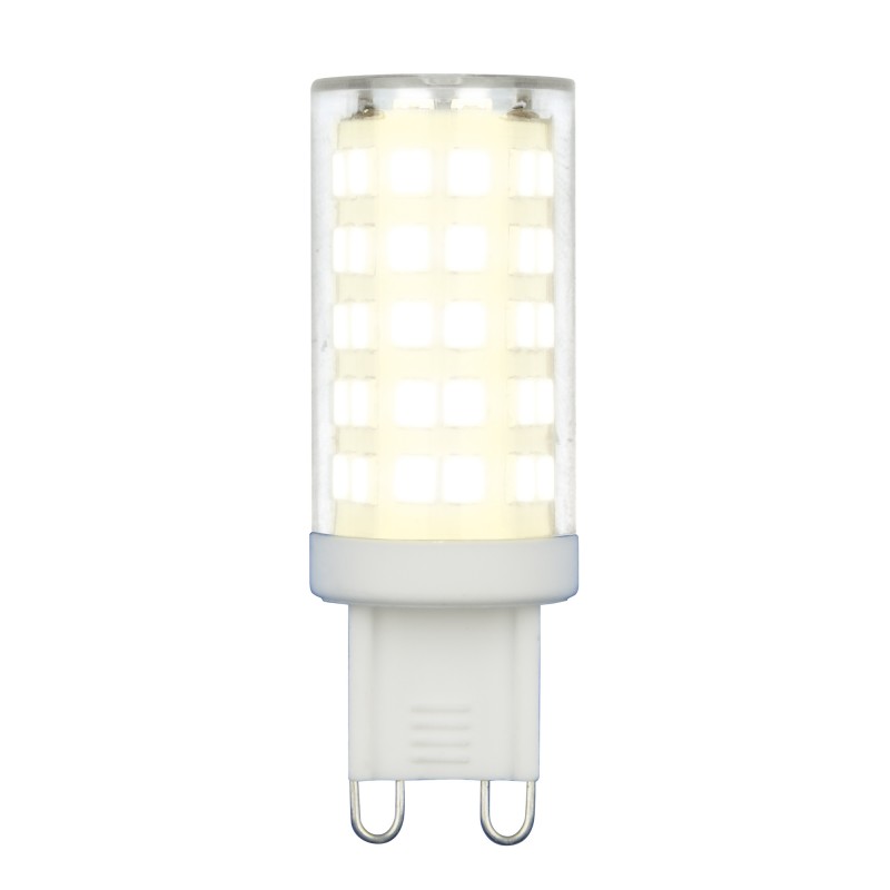 LED-JCD-9W/4000K/G9/CL GLZ09TR Лампа светодиодная, прозрачная. Белый свет (4000К). ТМ Uniel. RSP