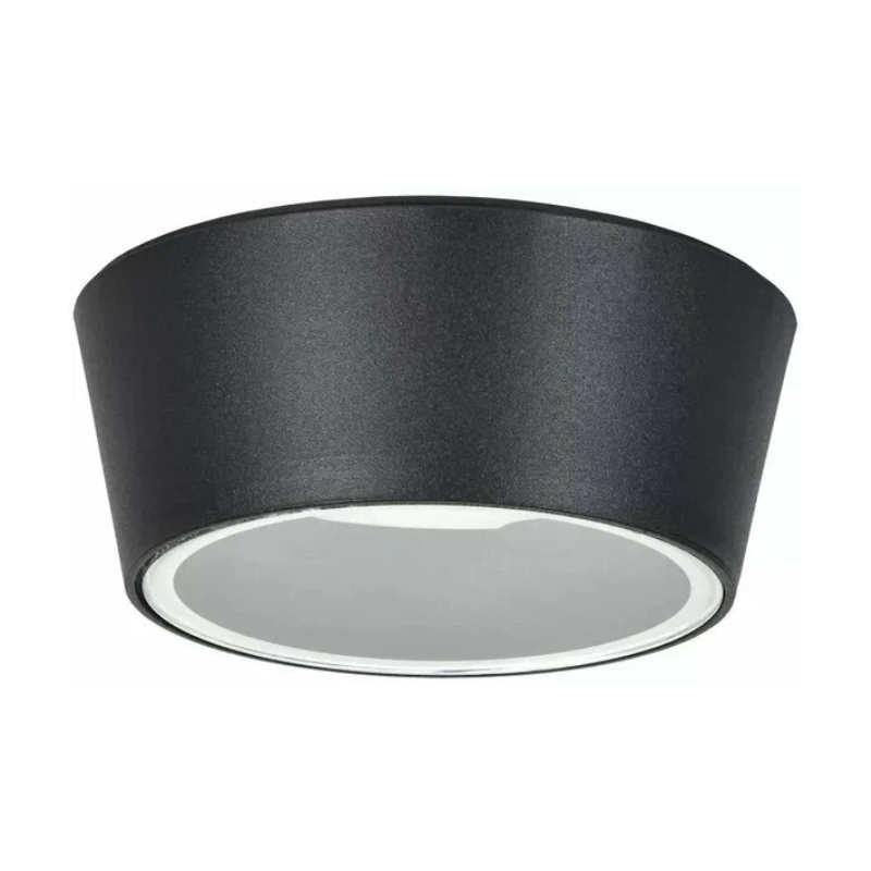 Светильник уличный 5104 потолочный под лампу G53 IP65 серый IEK LT-UPU0-5104-G53-1-K03