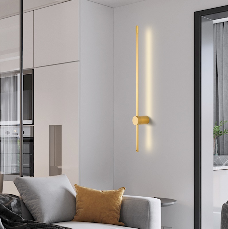 Светильник DZN-35838 GOLD/ЗОЛОТО ` D1150/H140/1/LED/11W 4000K Minimal Line DZN25-04 (1 из 2шт в кор)