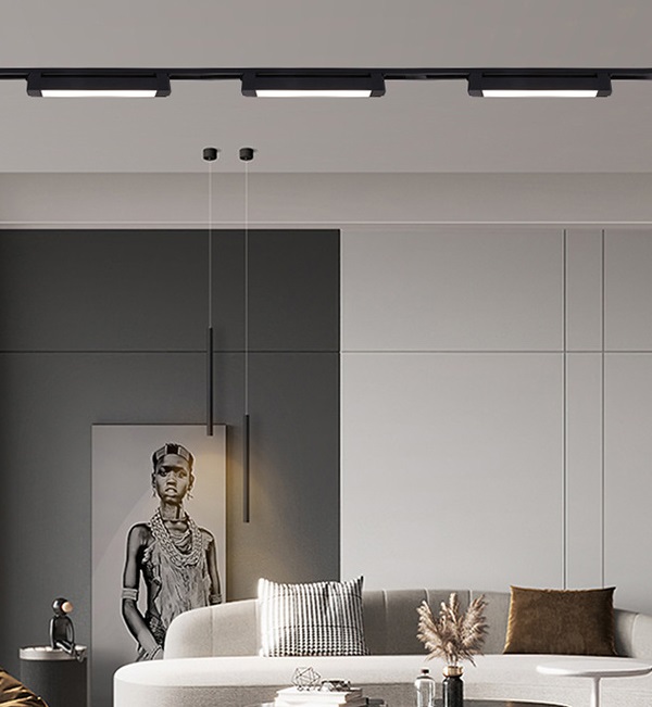 Светильник трековый SPF-5961 BLACK/ЧЕРНЫЙ ` D200*35/H60/1/LED/10W/4000K TRANSFORMERS180° 24-07 (1/50