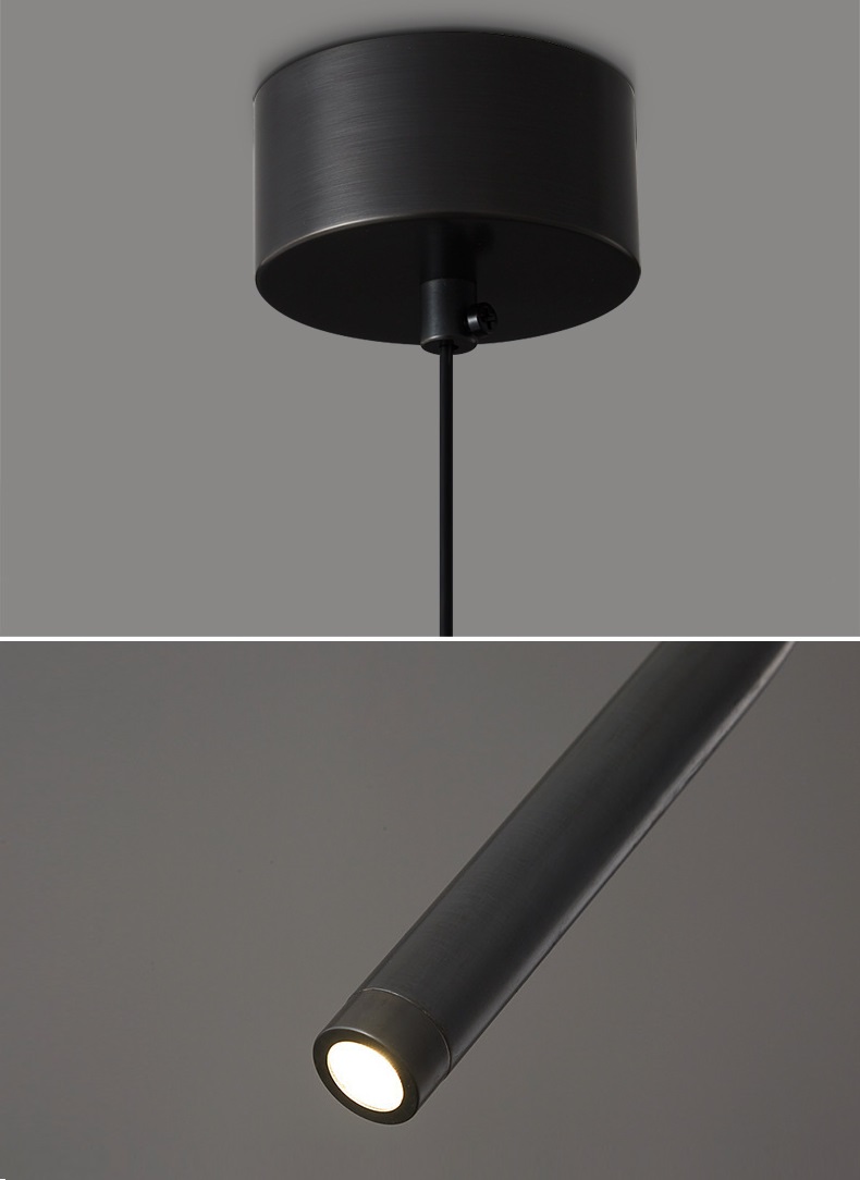 Светильник DZN-11084 ЧЕРНЫЙ ` D20*1000/H1200/1/LED/3W/4000K AIACOMBO