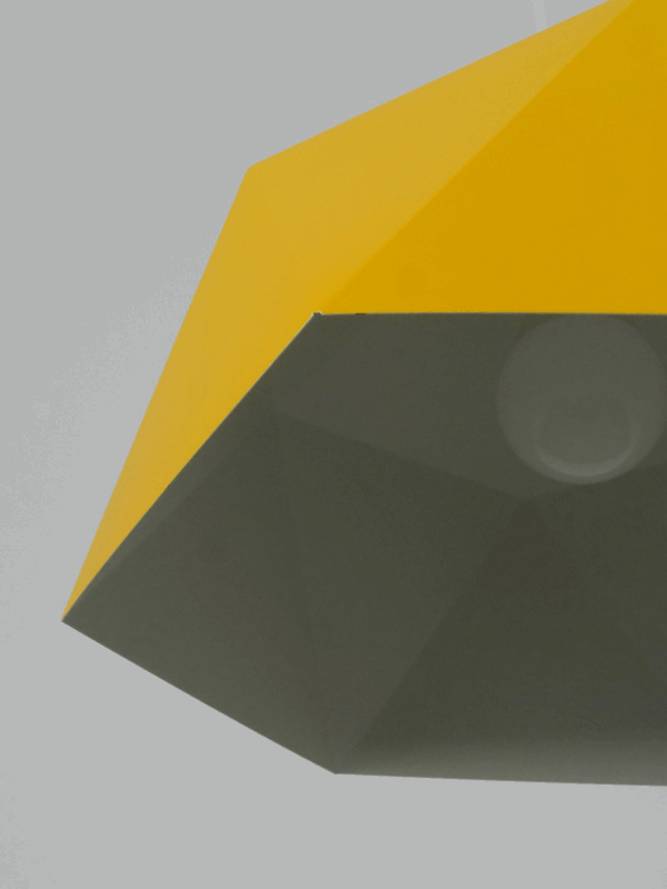 Светильник подвесной SPF-6131 ЖЕЛТЫЙ+БЕЛЫЙ ` D380/H1190/1/E27/40W без ламп, белый провод SPFD PATIO