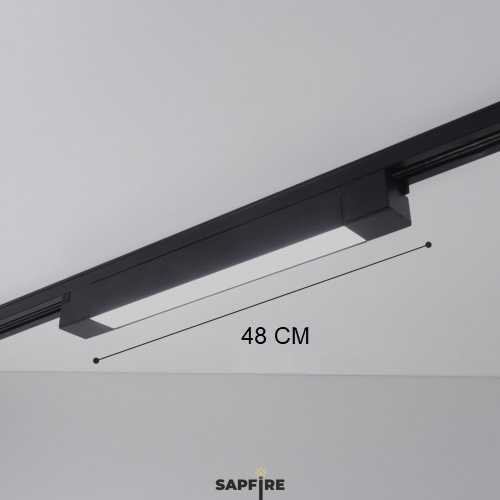 Светильник трековый SAPFIRE SPF-9641 ЧЕРНЫЙ ` 1/LED/30W/4500K 475*35*32mm неповоротный CASPER 25-01