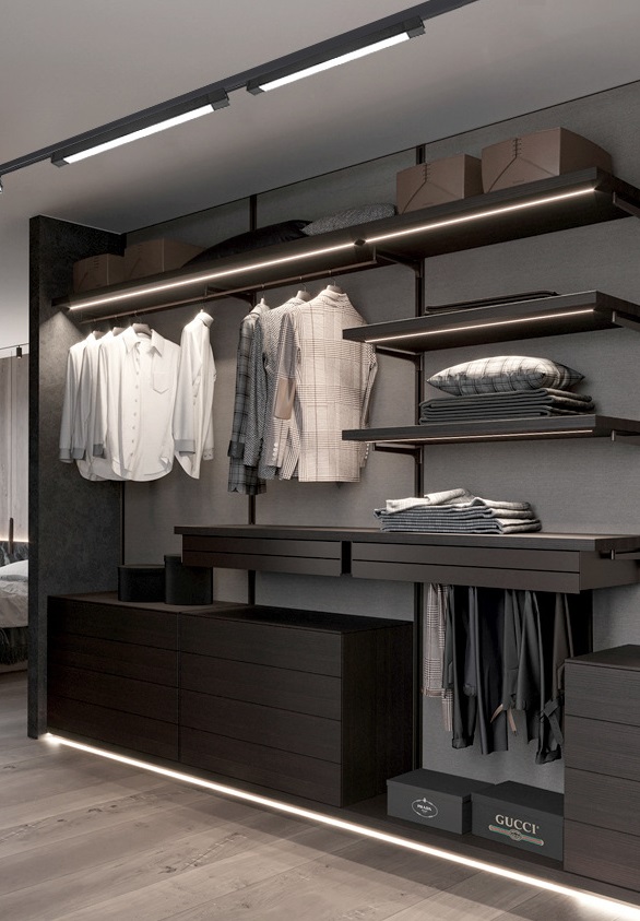 Светильник трековый SAPFIRE SPF-9641 ЧЕРНЫЙ ` 1/LED/30W/4500K 475*35*32mm неповоротный CASPER 25-01