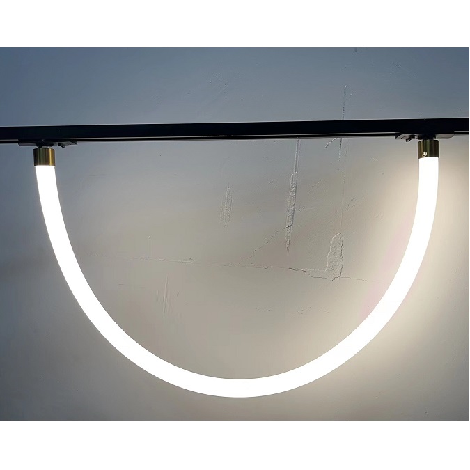 Светильник трековый SPF-12552 ЧЕРНЫЙ/БРОНЗА ` D22/H1500/1/LED/15W/4000K в тканевой оплётке FLEY 24-