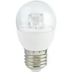 Ecola globe LED Premium 7,0W G45 220V E27 4000K прозрачный шар с линзой (композит) 75x45